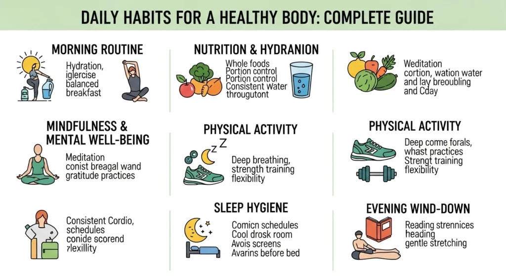 Daily habits for a healthy body