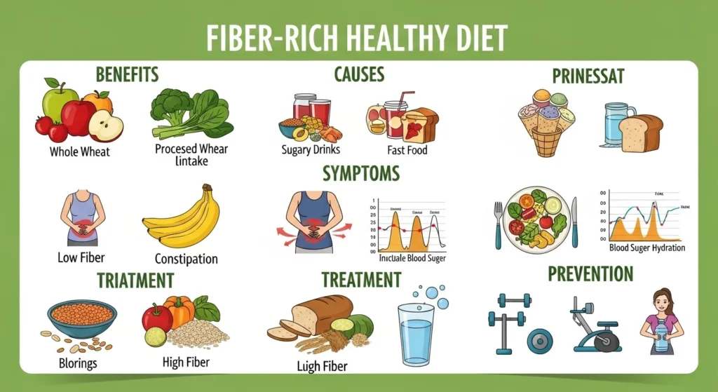 Fiber-Rich Healthy Diet