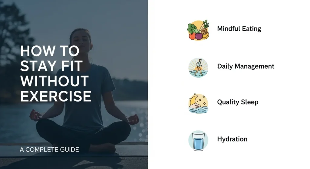 How to stay fit without exercise