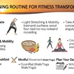 Morning routine for fitness transformation