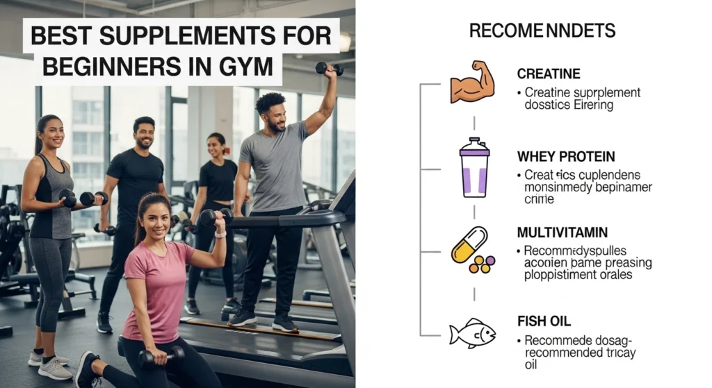 Best supplements for beginners in gym