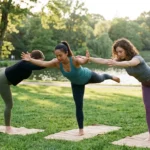 3 People Yoga Poses