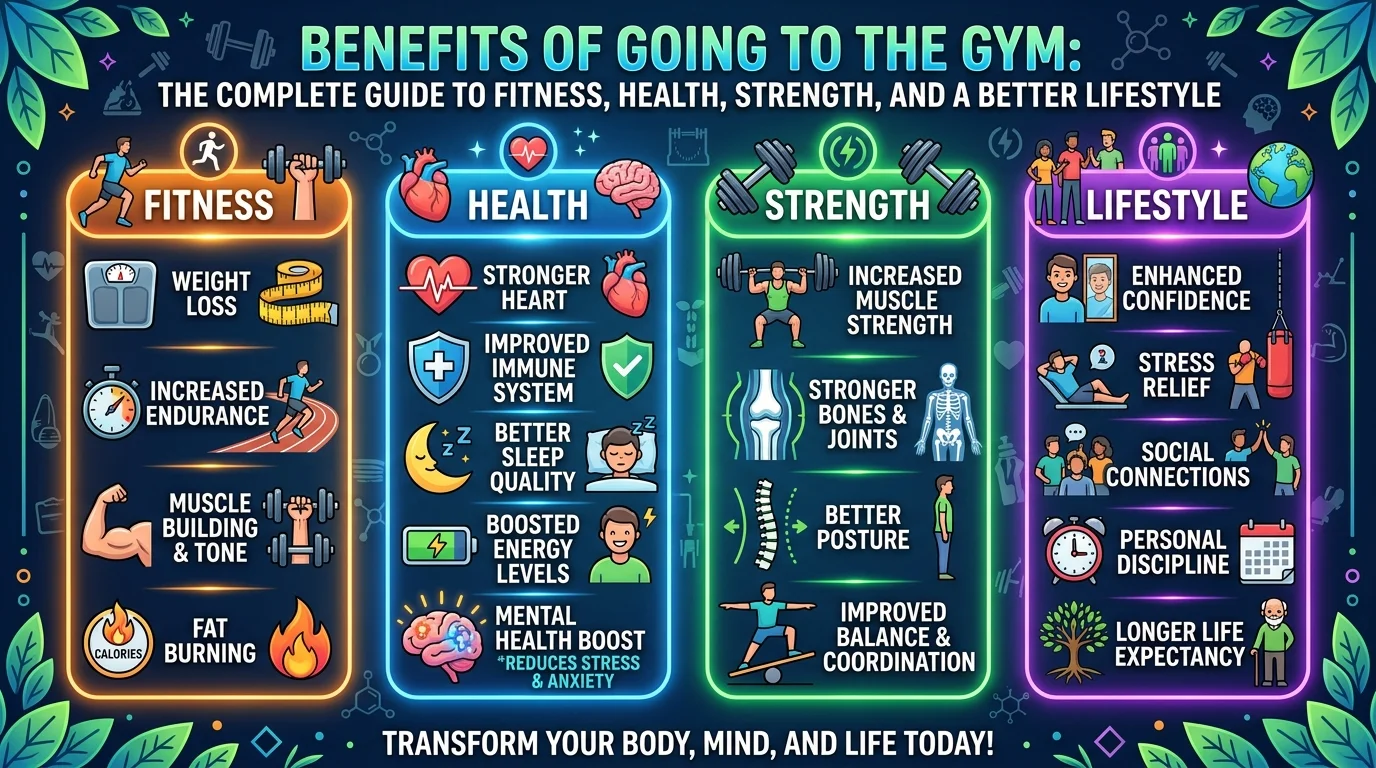 Benefits of Going to the Gym