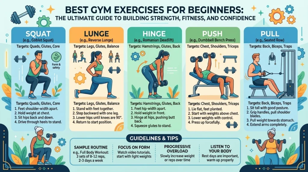 Best Gym Exercises for Beginners