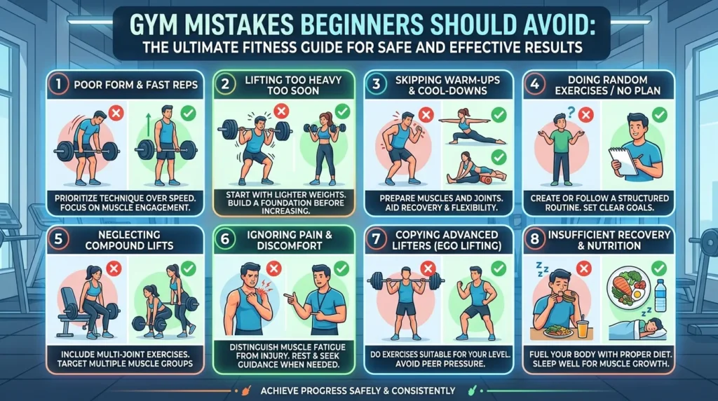 Gym Mistakes Beginners Should Avoid