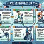 Cardio Exercises in the Gym
