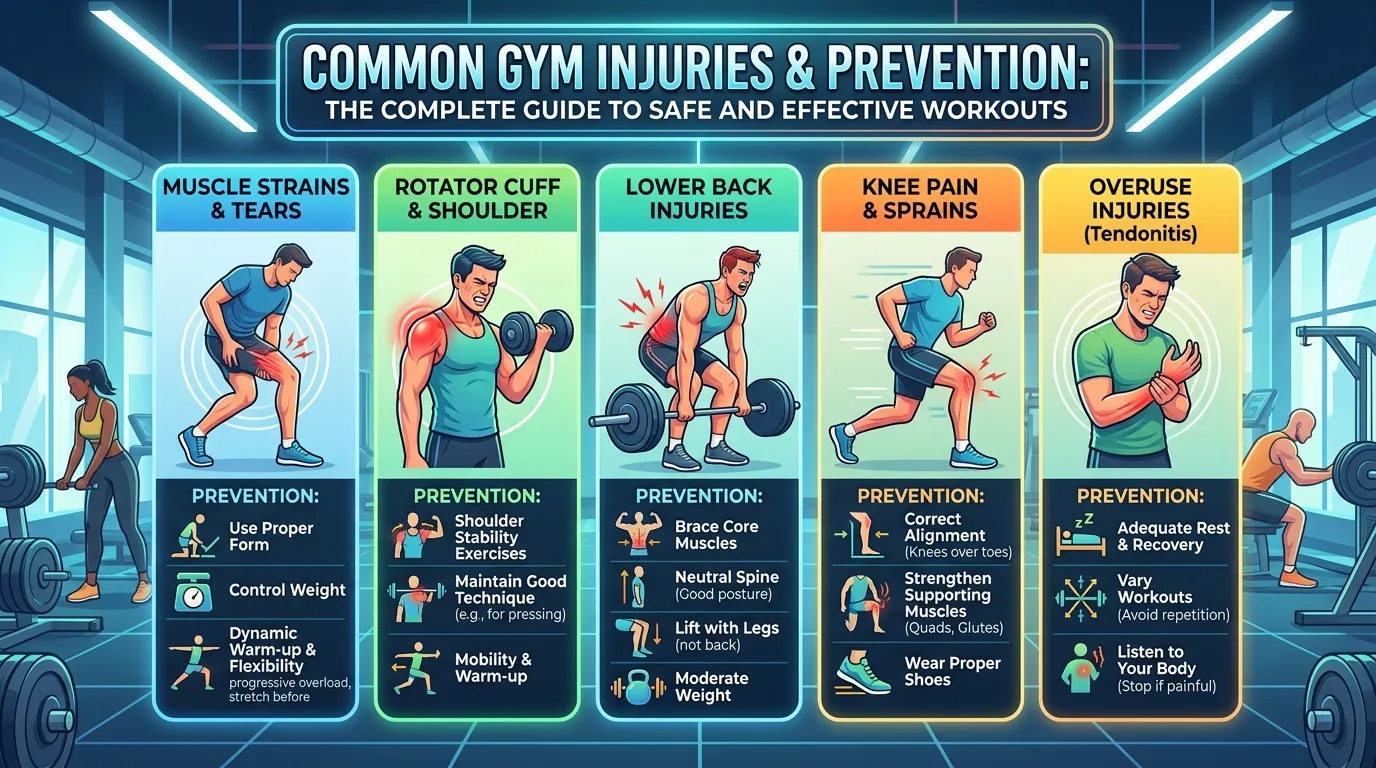 Common Gym Injuries and Prevention