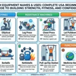 Gym Equipment Names and Uses