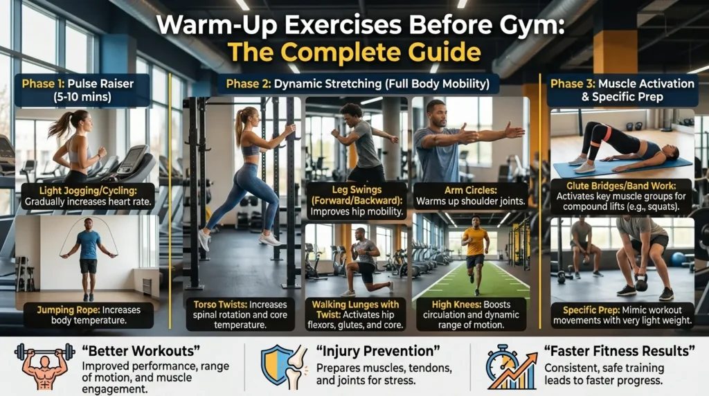 Warm-Up Exercises Before Gym